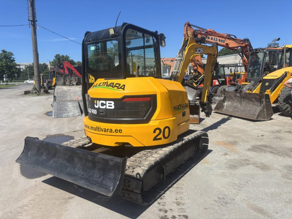 Midiekskavaator kummipatjadel JCB 50Z-2 - 2021.a. (20JCB)