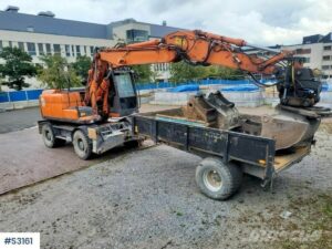 Palmse PT700 järelkäru Doosan DX160W-3 ratasekskavaatorile