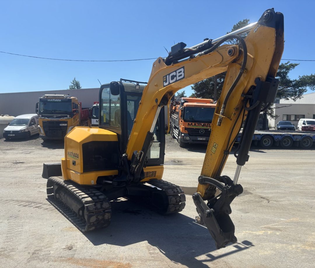 Midiekskavaator kummipatjadel JCB 50Z-2 - 2021.a. (20JCB)