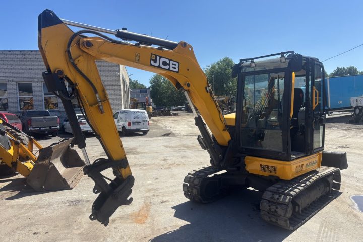 Midiekskavaator kummipatjadel JCB 50Z-2 - 2021.a. (20JCB)