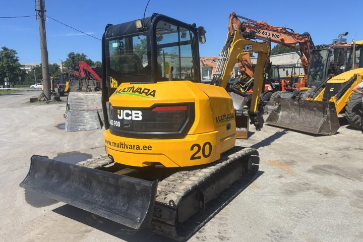 Midiekskavaator kummipatjadel JCB 50Z-2 - 2021.a. (20JCB)